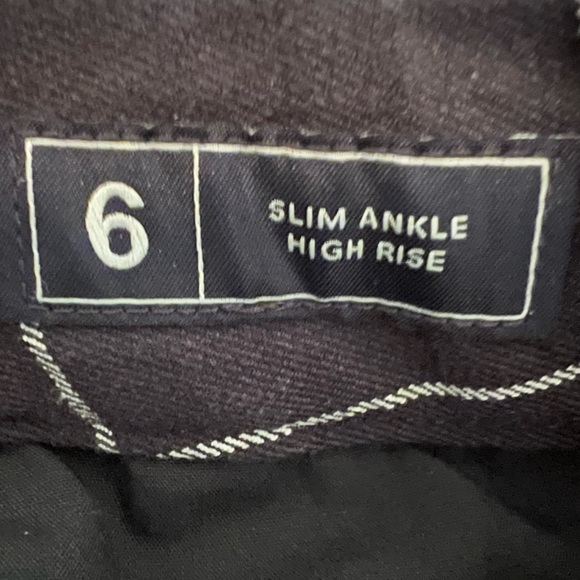 Gap black and white dress pants women’s size 6 - Picture 3 of 6